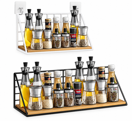 Wall-Mounted Spice Shelf