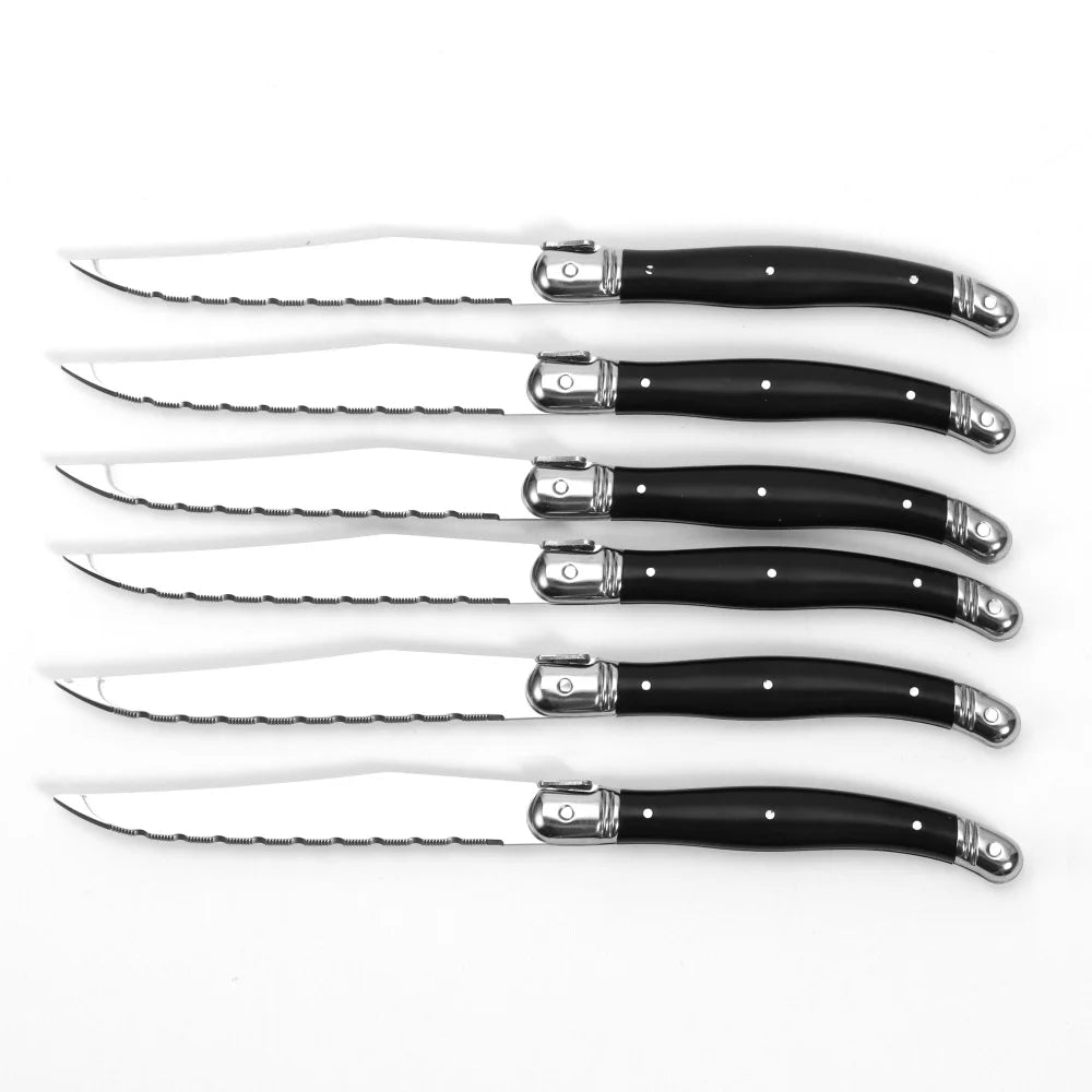 Noir Steak Cutlery Set