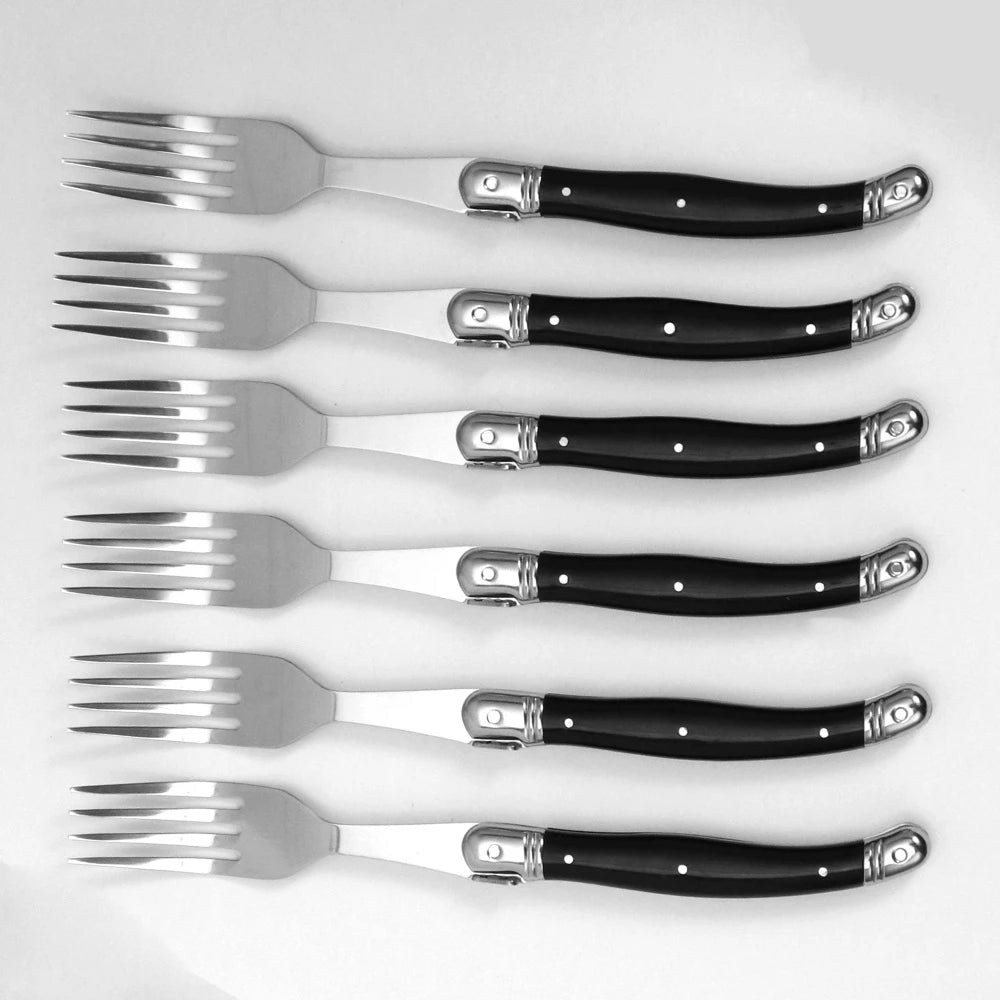 Noir Steak Cutlery Set
