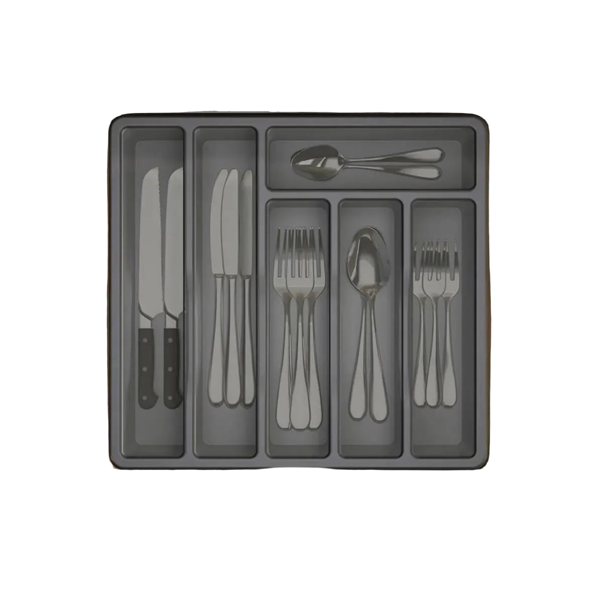 Covered Flatware Organizer