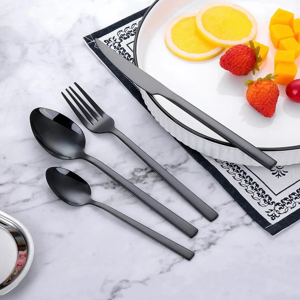 Noir 5-Piece Flatware Set
