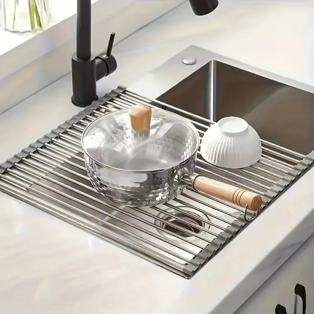 Roll-Up Sink Rack