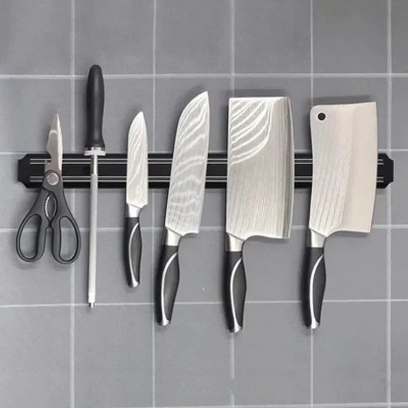 Steel Magnetic Knife Bar Set