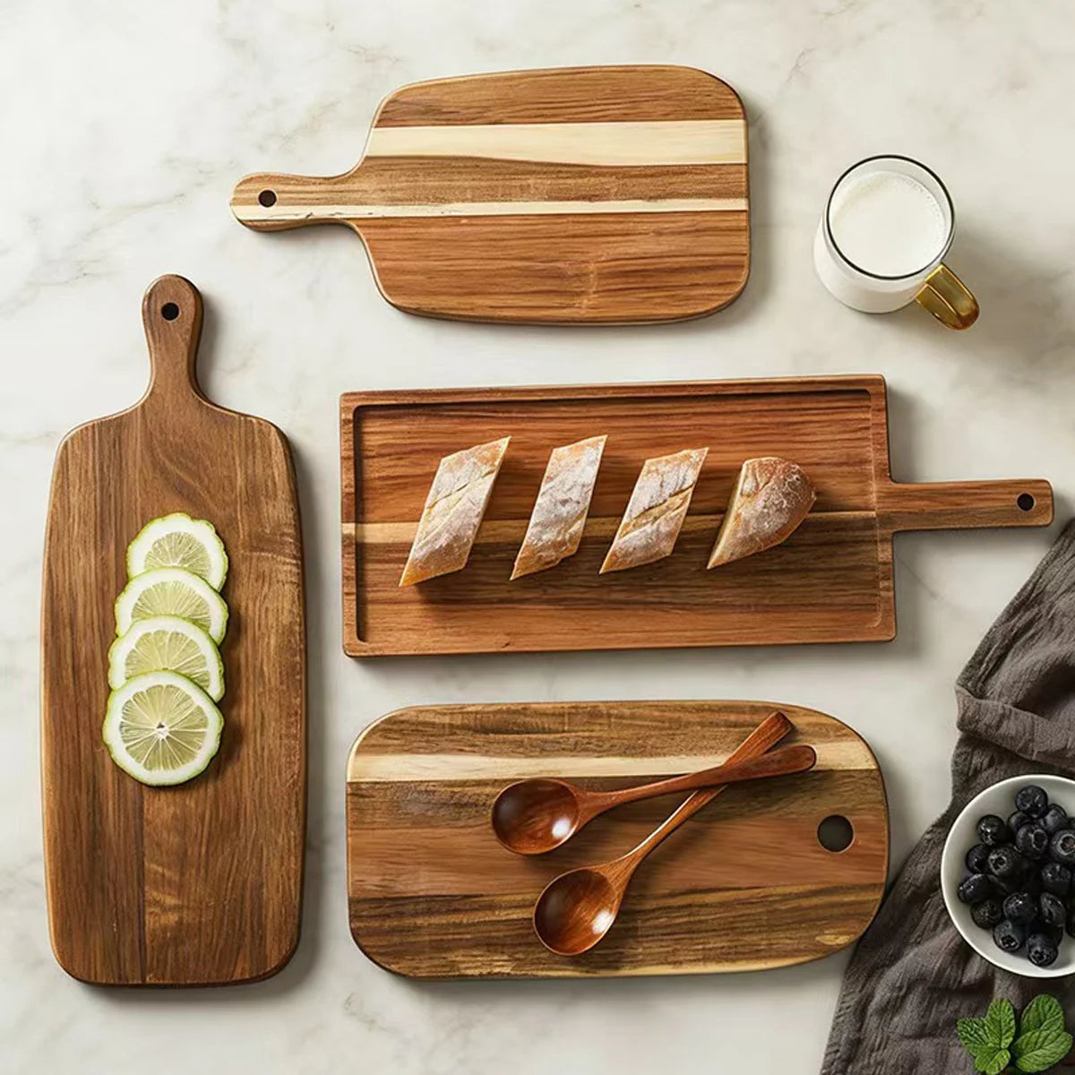 Acacia Serving & Prep Boards