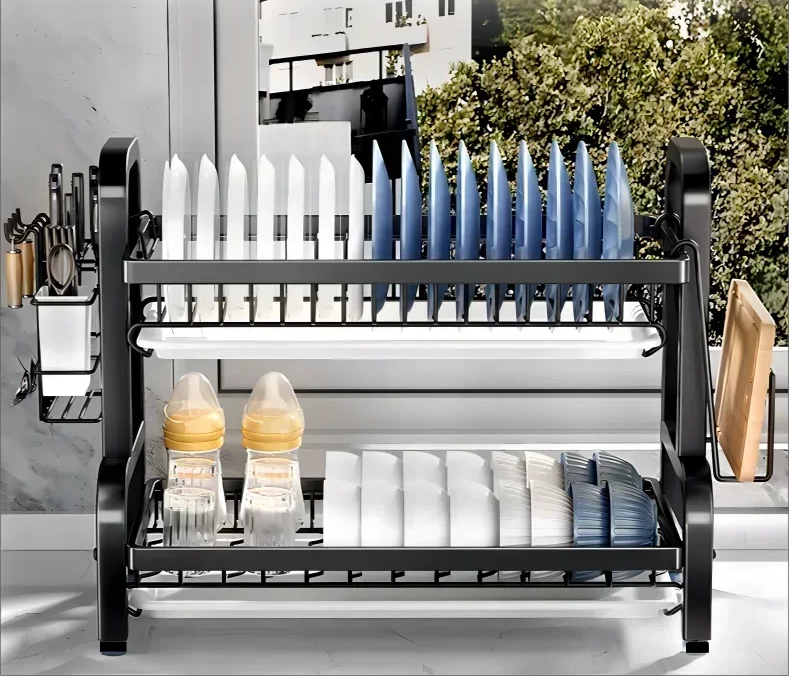 Two-Tier Dish Rack