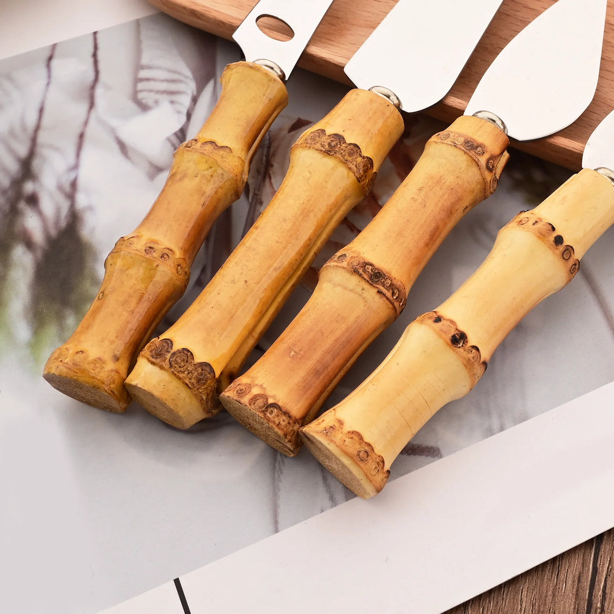 Bamboo Cheese Knife Set