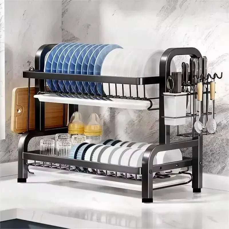 Two-Tier Dish Rack