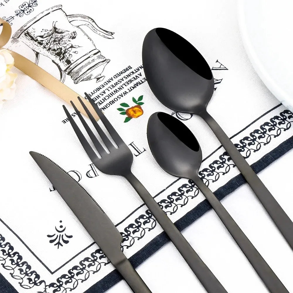Noir 5-Piece Flatware Set