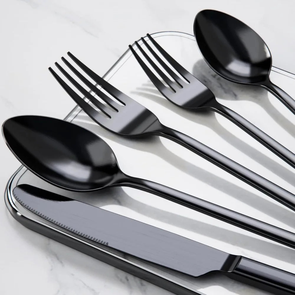 Noir 5-Piece Flatware Set