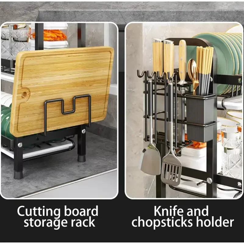 Two-Tier Dish Rack