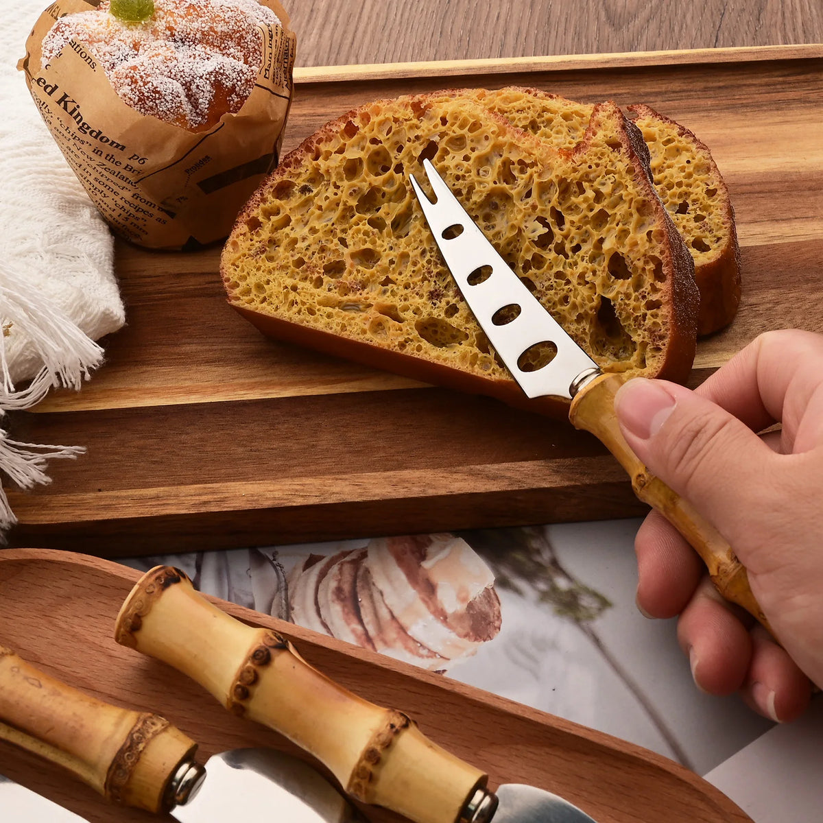 Bamboo Cheese Knife Set